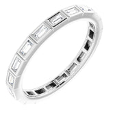 Platinum 1/3 CTW Natural Diamond Eternity Band Size 7
