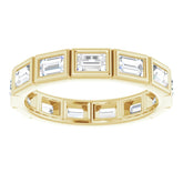 14K Yellow 1 1/4 CTW Natural Diamond Eternity Band Size 7