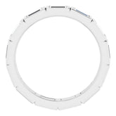 Platinum 1 1/4 CTW Natural Diamond Eternity Band Size 7