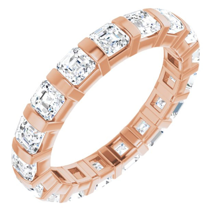 14K Rose 1 9/10 CTW Natural Diamond Eternity Band Size 7 14K Rose 1 9/10 CTW Natural Diamond Eternity Band Size 7