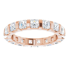 14K Rose 1 9/10 CTW Natural Diamond Eternity Band Size 7 14K Rose 1 9/10 CTW Natural Diamond Eternity Band Size 7
