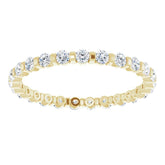 14K Yellow 3/4 CTW Natural Diamond Eternity Band Size 7