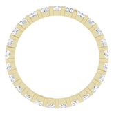 14K Yellow 1 1/5 CTW Natural Diamond Eternity Band Size 7