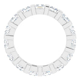 Platinum 2 1/2 CTW Natural Diamond Eternity Band Size 7