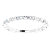 Platinum 1/3 CTW Natural Diamond Eternity Band Size 7