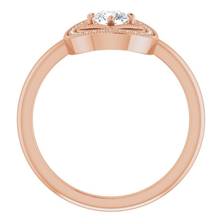 14K Rose 1/3 CTW Natural Diamond Ring 14K Rose 1/3 CTW Natural Diamond Ring