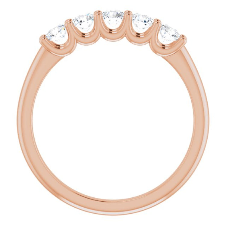 14K Rose 1/2 CTW Natural Diamond Anniversary Band 14K Rose 1/2 CTW Natural Diamond Anniversary Band