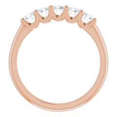 14K Rose 1/2 CTW Natural Diamond Anniversary Band 14K Rose 1/2 CTW Natural Diamond Anniversary Band