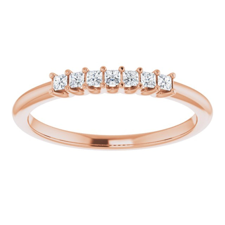 14K Rose 1/6 CTW Natural Diamond Anniversary Band 14K Rose 1/6 CTW Natural Diamond Anniversary Band
