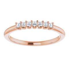 14K Rose 1/6 CTW Natural Diamond Anniversary Band 14K Rose 1/6 CTW Natural Diamond Anniversary Band