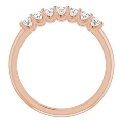 14K Rose 1/2 CTW Natural Diamond Anniversary Band 14K Rose 1/2 CTW Natural Diamond Anniversary Band