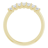 14K Yellow 1/2 CTW Natural Diamond Anniversary Band