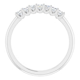 14K White 1/3 CTW Natural Diamond Anniversary Band