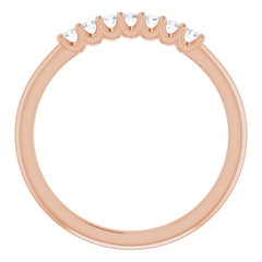 14K Rose 1/10 CTW Natural Diamond Anniversary Band 14K Rose 1/10 CTW Natural Diamond Anniversary Band