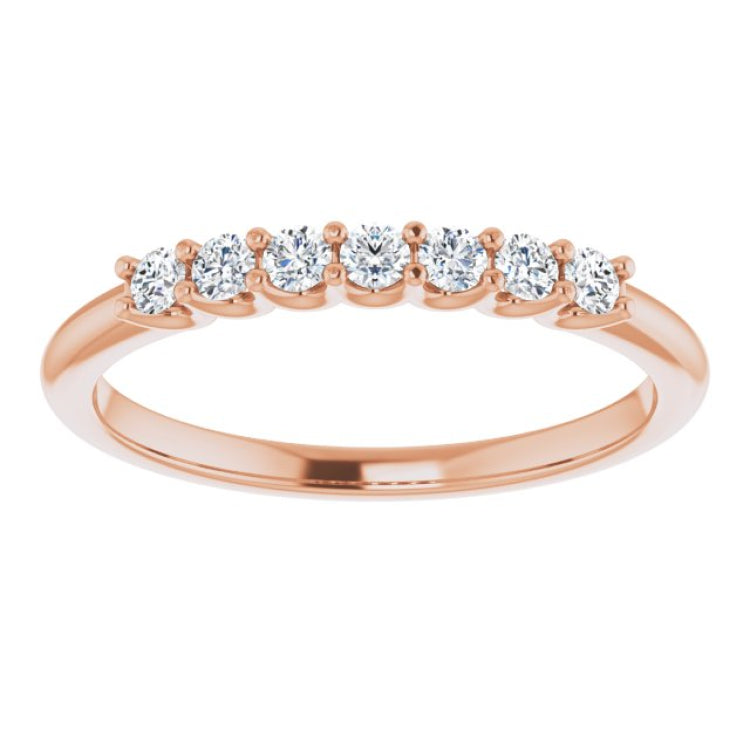 14K Rose 1/5 CTW Natural Diamond Anniversary Band 14K Rose 1/5 CTW Natural Diamond Anniversary Band