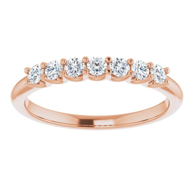 14K Rose 1/3 CTW Natural Diamond Anniversary Band 14K Rose 1/3 CTW Natural Diamond Anniversary Band