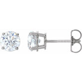 14K White 1 1/2 CTW Natural Diamond Earrings