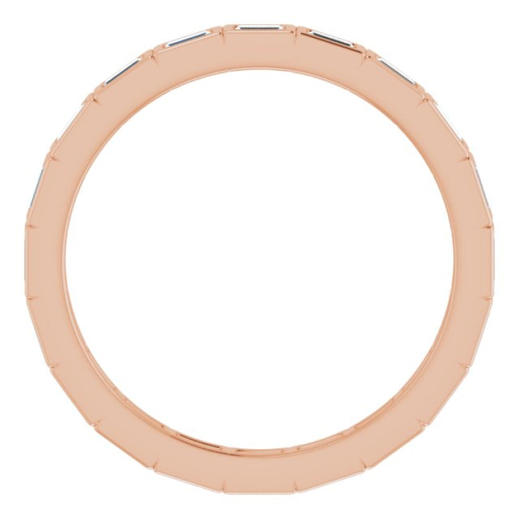 14K Rose 1/4 CTW Natural Diamond Eternity Band Size 5 14K Rose 1/4 CTW Natural Diamond Eternity Band Size 5