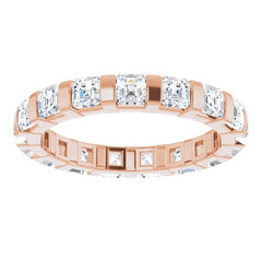 14K Rose 1 3/4 CTW Natural Diamond Eternity Band Size 5 14K Rose 1 3/4 CTW Natural Diamond Eternity Band Size 5