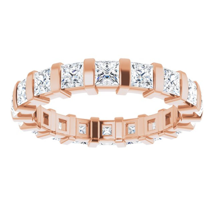 14K Rose 1 5/8 CTW Natural Diamond Eternity Band Size 5 14K Rose 1 5/8 CTW Natural Diamond Eternity Band Size 5