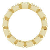 14K Yellow 2 CTW Natural Diamond Eternity Band Size 5