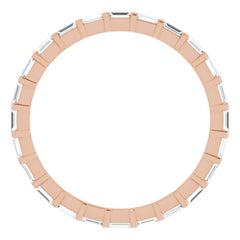 14K Rose 1/3 CTW Natural Diamond Eternity Band Size 5 14K Rose 1/3 CTW Natural Diamond Eternity Band Size 5