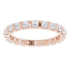 14K Rose 1 1/8 CTW Natural Diamond Eternity Band Size 5 14K Rose 1 1/8 CTW Natural Diamond Eternity Band Size 5
