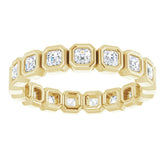 14K Yellow 7/8 CTW Natural Diamond Eternity Band Size 5