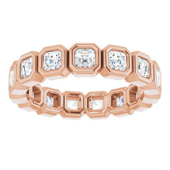 14K Rose 1 3/8 CTW Natural Diamond Eternity Band Size 5 14K Rose 1 3/8 CTW Natural Diamond Eternity Band Size 5