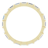 14K Yellow 3/8 CTW Natural Diamond Eternity Band Size 5