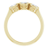 14K Yellow 3/4 CTW Natural Diamond Anniversary Band