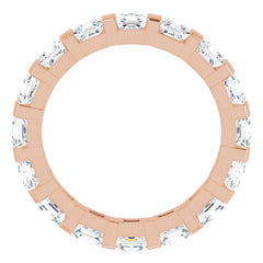 14K Rose 2 1/2 CTW Natural Diamond Eternity Band Size 6 14K Rose 2 1/2 CTW Natural Diamond Eternity Band Size 6