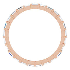 14K Rose 1/3 CTW Natural Diamond Eternity Band Size 6 14K Rose 1/3 CTW Natural Diamond Eternity Band Size 6