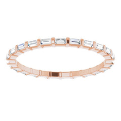 14K Rose 1/3 CTW Natural Diamond Eternity Band Size 6 14K Rose 1/3 CTW Natural Diamond Eternity Band Size 6