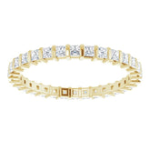 14K Yellow 3/4 CTW Natural Diamond Eternity Band Size 6