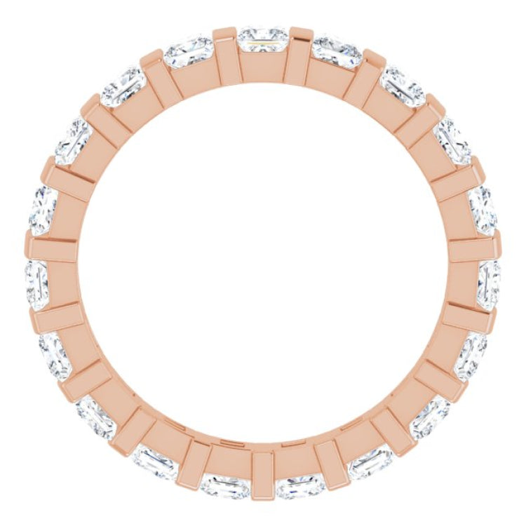 14K Rose 1 3/4 CTW Natural Diamond Eternity Band Size 6 14K Rose 1 3/4 CTW Natural Diamond Eternity Band Size 6