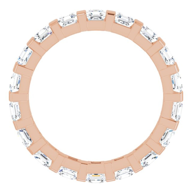 14K Rose 1 3/4 CTW Natural Diamond Eternity Band Size 6 14K Rose 1 3/4 CTW Natural Diamond Eternity Band Size 6