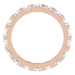 14K Rose 1 3/4 CTW Natural Diamond Eternity Band Size 6 14K Rose 1 3/4 CTW Natural Diamond Eternity Band Size 6
