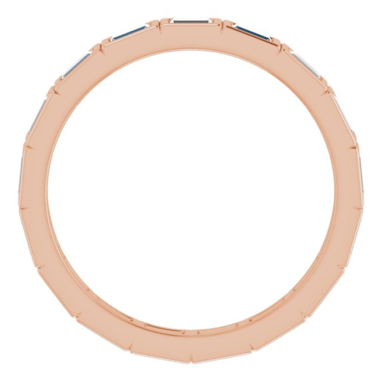 14K Rose 1/3 CTW Natural Diamond Eternity Band Size 6 14K Rose 1/3 CTW Natural Diamond Eternity Band Size 6