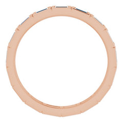 14K Rose 1/3 CTW Natural Diamond Eternity Band Size 6 14K Rose 1/3 CTW Natural Diamond Eternity Band Size 6