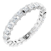 Platinum 1 1/6 CTW Natural Diamond Eternity Band Size 6