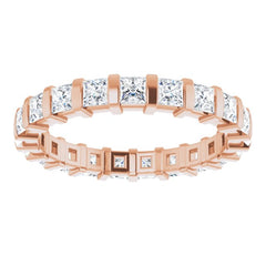 14K Rose 1 1/2 CTW Natural Diamond Eternity Band Size 6 14K Rose 1 1/2 CTW Natural Diamond Eternity Band Size 6
