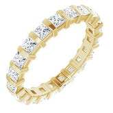 14K Yellow 1 1/2 CTW Natural Diamond Eternity Band Size 6