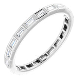 Platinum 1/3 CTW Natural Diamond Eternity Band Size 6