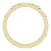 14K Yellow 1/2 CTW Natural Diamond Eternity Band Size 6