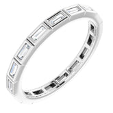 Platinum 1/3 CTW Natural Diamond Eternity Band Size 6