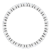 Platinum 3/4 CTW Natural Diamond Eternity Band Size 6