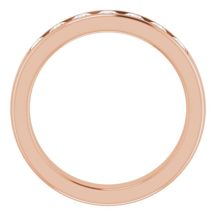 14K Rose 1 CTW Natural Diamond Band 14K Rose 1 CTW Natural Diamond Band