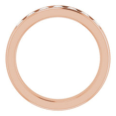 14K Rose 1 CTW Natural Diamond Band 14K Rose 1 CTW Natural Diamond Band
