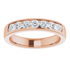 14K Rose 1 CTW Natural Diamond Band 14K Rose 1 CTW Natural Diamond Band